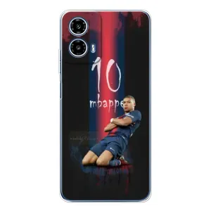 Чехол (TPU) с Футболистом на Motorola Moto G35 (MBAPPE 10)