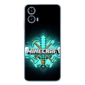 Чехол майнкрафт для Motorola Moto G35 (MineCraft 2)