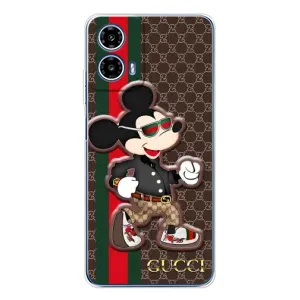 Чехлы Бренд GUCCI для Motorola Moto G35 (Маус Гуччи)
