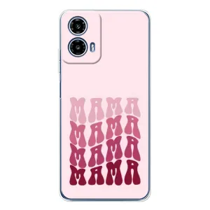 Чехлы на день мамы для Моторола Мото G35 (Надпись мама)
