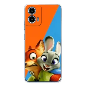 Чехлы ЗВЕРОПОЛИС для Motorola Moto G35 (Ник и Хопс)