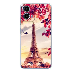 Чехол с Эйфелевой башней на Motorola Moto G35 (Paris photo)