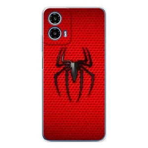 Чехол Супергерой Человека Паука на Motorola Moto G35 (Паук марвел)