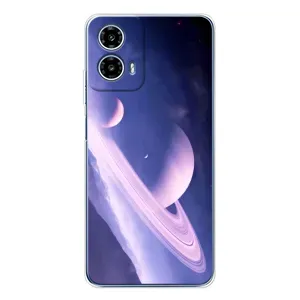 Чехлы КОСМОС для Motorola Moto G35 (Планета в космосе)