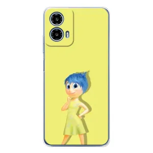 Чехол Головоломка для Motorola Moto G35 - (AlphaPrint) (Радость)