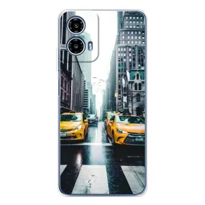 Силиконовый бампер (Работники) на Motorola Moto G35 (Такси)