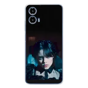 Чехлы с принтом Уэнсдей на Motorola Moto G35 (Танец Уэнсдей)