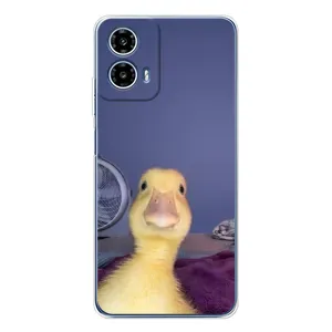 Бампер с принтом Мемы для Motorola Moto G35 (Утка)