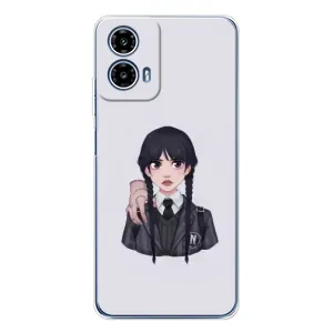 Чехлы с принтом Уэнсдей на Motorola Moto G35 (Вещь Венсдей)