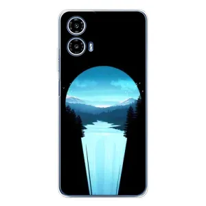 Літній Чохол на Motorola Moto G35 (Синій Водоспад)