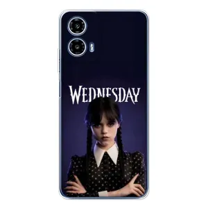 Чехлы с принтом Уэнсдей на Motorola Moto G35 (Wednesdey)
