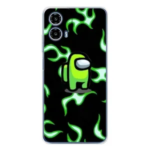 Чехол "Амонг Ас" для Моторола Мото G35 (Яркий игрок)