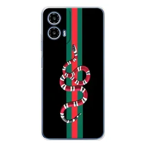 Чехлы Бренд GUCCI для Motorola Moto G35 (Змей Гуччи)