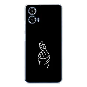 Чехлы (Знак сердечка) на Motorola Moto G35 (Знак Сердечка)