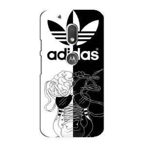 Чехол в стиле "Адидас" для Мото Джи 4 Плей (Adidas шнурки)