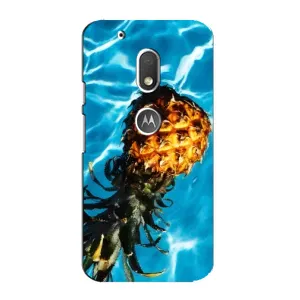 Чехол с изображением вкусной еды для Motorola MOTO G4 Play (Ананас)