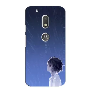 Чехол с персонажами АНИМЕ на Motorola MOTO G4 Play (Anime L)