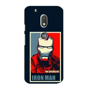 Чехол Супергерой Железный человек на Motorola MOTO G4 Play (Art Iron man)