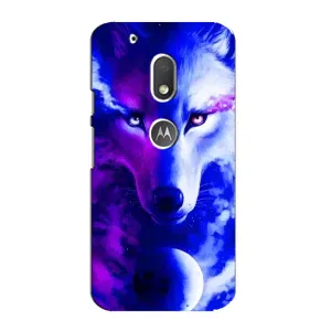 Чехол с Волком на Motorola MOTO G4 Play (Арт-Волк)