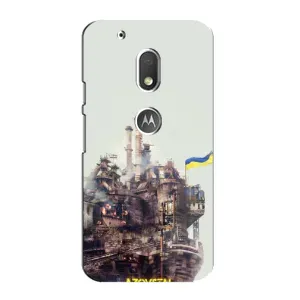 Чехлы на военную тематику для Motorola MOTO G4 Play (Азовсталь)