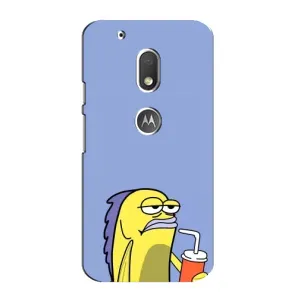Бампер с принтом Мемы для Motorola MOTO G4 Play (Безразличие)