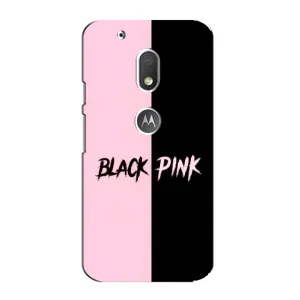 Чехлы с картинкой для Motorola MOTO G4 Play (BLACK PINK)