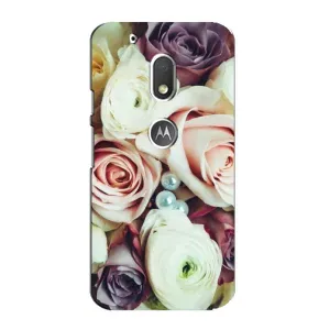Чехлы с принтом Розочки для Motorola MOTO G4 Play (Букет РОЗ)
