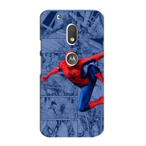 Силиконовый Чехол для Motorola MOTO G4 Play (Человек Паук)