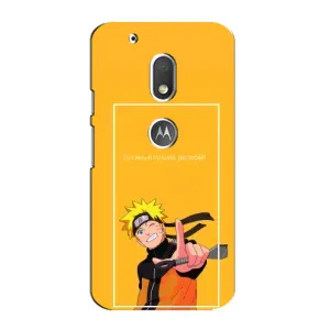 Чехлы с принтом Наруто на Motorola MOTO G4 Play (Даттебаё)