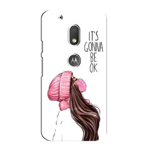 Чехол Стильные девушки на Motorola MOTO G4 Play (Девушка в маске)