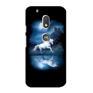 Чехол Unicorn на Motorola MOTO G4 Play (Единорог)