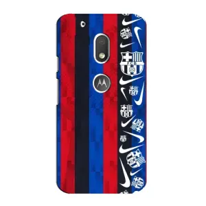 Чехол для Motorola MOTO G4 Play (Барселона) (Фанат Барсы)