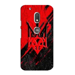 Чехол Укр Символика для Motorola MOTO G4 Play (Герб Украины)