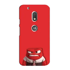 Чехол Головоломка для Motorola MOTO G4 Play - (AlphaPrint) (Гнев)