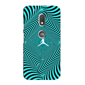 Силиконовый Чехол Nike Air Jordan на Мото Джи 4 Плей (Jordan)