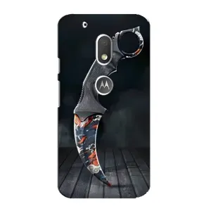 Чехол КИБЕРСПОРТ для Motorola MOTO G4 Play (Кинжал КС ГО)