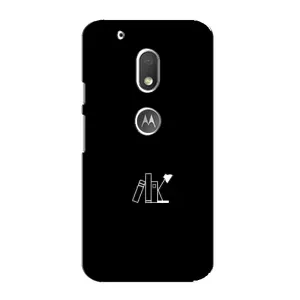 Чехол с картинками на черном фоне для Motorola MOTO G4 Play (Книжки)