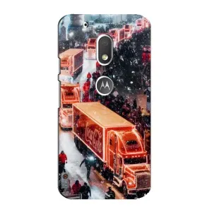 Чехлы на Новый Год Motorola MOTO G4 Play (Кока Кола)