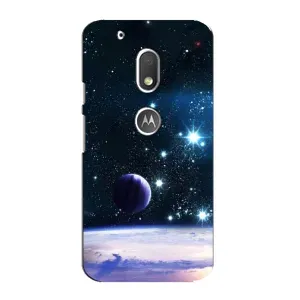 Чехол (ТПУ) с планетами на Motorola MOTO G4 Play (Космический вид)