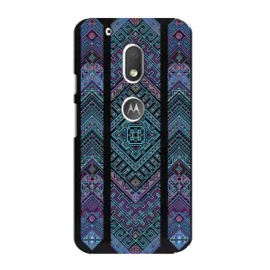 Силиконовый Чехол на Motorola MOTO G4 Play (Крутой орнамент)