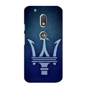 Чехлы с тематикой "Крутые машины" на Motorola MOTO G4 Play (Лого Maserati)