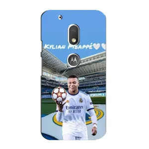 Чехол (TPU) с Футболистом на Motorola MOTO G4 Play (Mbappe Real)