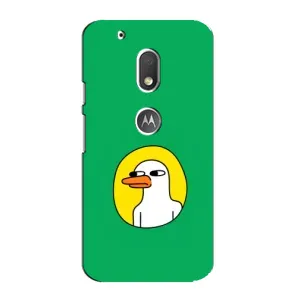 Бампер с принтом Мемы для Motorola MOTO G4 Play (Мем Утка)