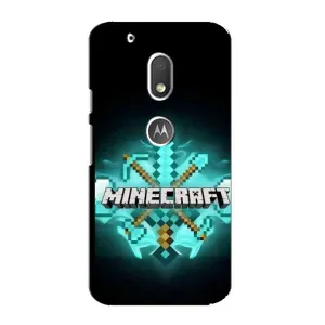 Чехол майнкрафт для Motorola MOTO G4 Play (MineCraft 2)