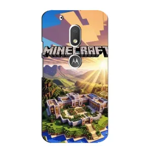 Чехол майнкрафт для Motorola MOTO G4 Play (MINECRAFT)