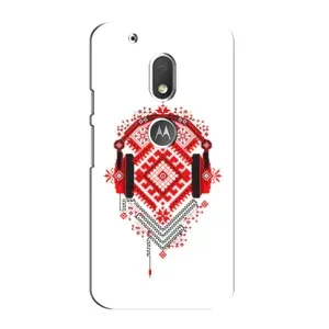 Силиконовый Чехол на Motorola MOTO G4 Play с картинкой Вышиванки (Модная вышиванка)