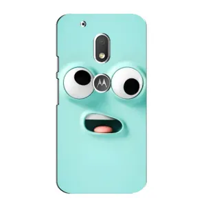 Силиконовые Чехлы (смешные стикеры) для Motorola MOTO G4 Play (Забавное мятное лицо)