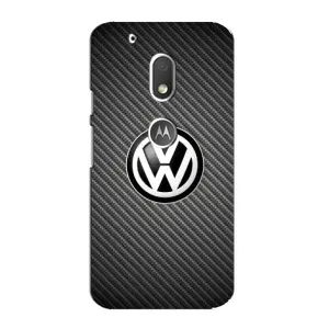 Чехол "Фольксваген" для Motorola MOTO G4 Play (На карбоне)