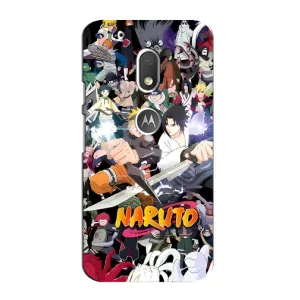 Купить Чехлы на телефон с принтом Anime для Motorola MOTO G4 Play (Наруто постер)