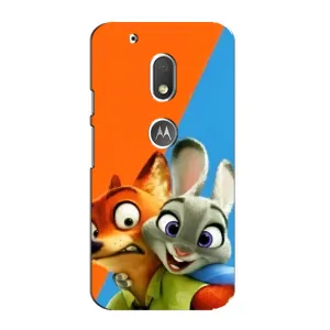 Чехлы ЗВЕРОПОЛИС для Motorola MOTO G4 Play (Ник и Хопс)